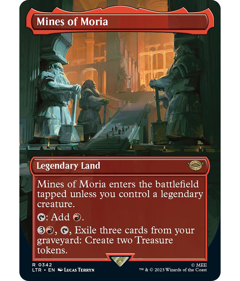 Mines of Moria (Borderless) - The Lord of the Rings: Tales of Middle-earth Variants (inglés)