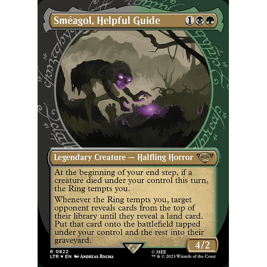 Smeagol, Helpful Guide (0822 - Showcase - Surge Foil) - The Lord of the Rings: Tales of Middle-earth Variants Foil (inglés)