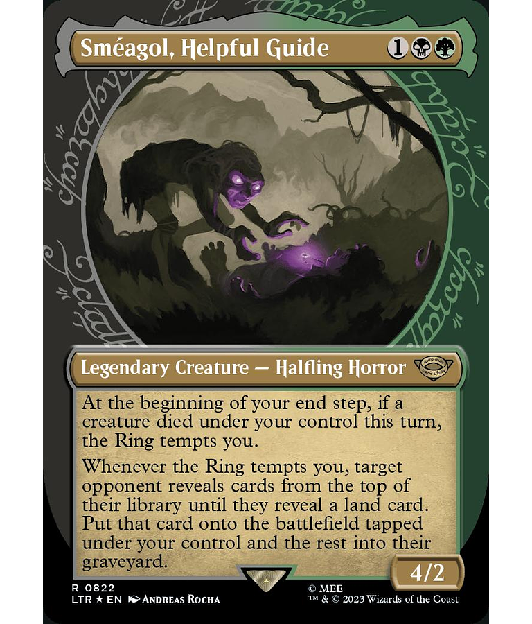 Smeagol, Helpful Guide (0822 - Showcase - Surge Foil) - The Lord of the Rings: Tales of Middle-earth Variants Foil (inglés)