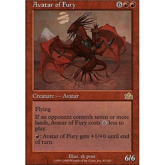 Avatar of Fury - PLAYSET (x4)
