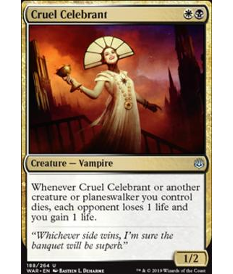 Cruel Celebrant - PLAYSET (x4)