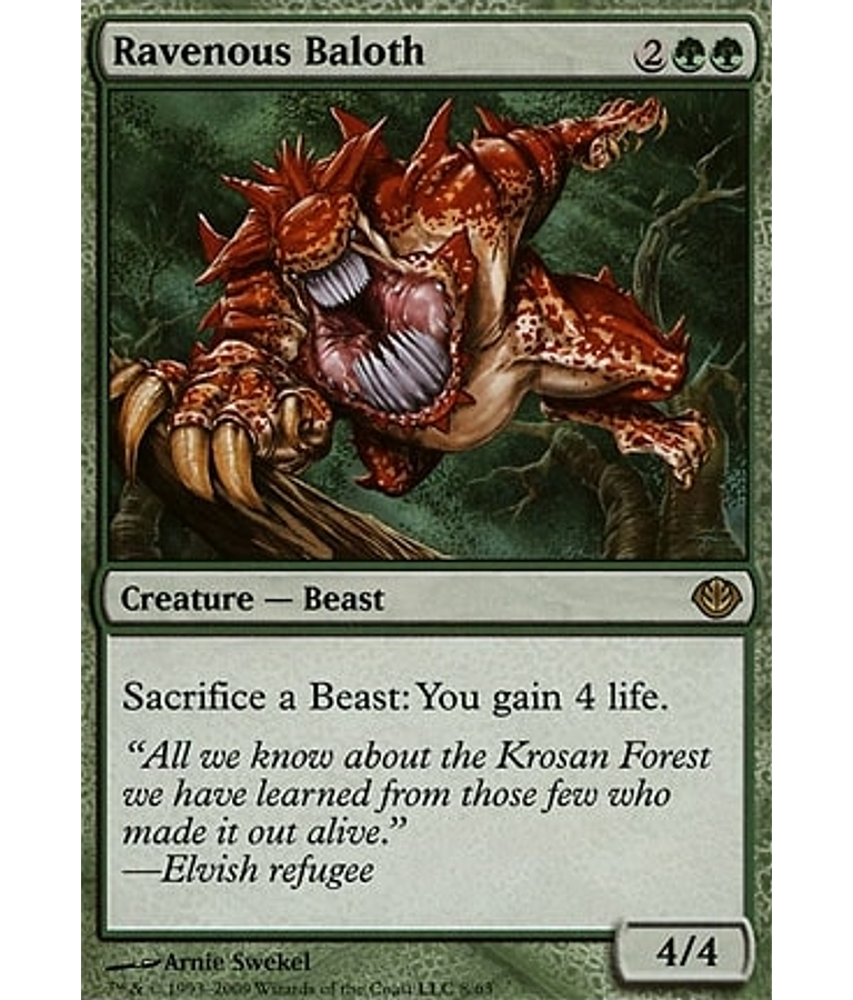 Ravenous Baloth - Duel Decks: Garruk Vs. Liliana (inglés)
