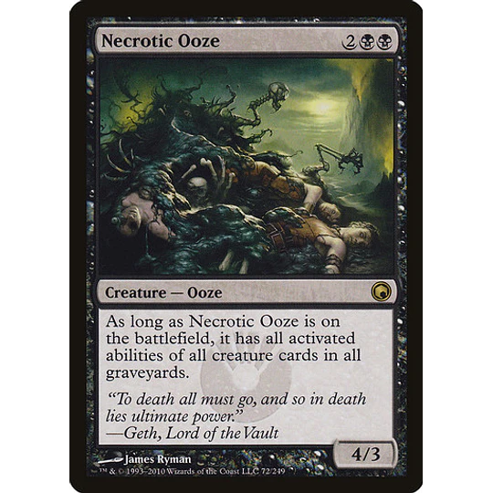 Necrotic Ooze - Scars of Mirrodin (inglés)