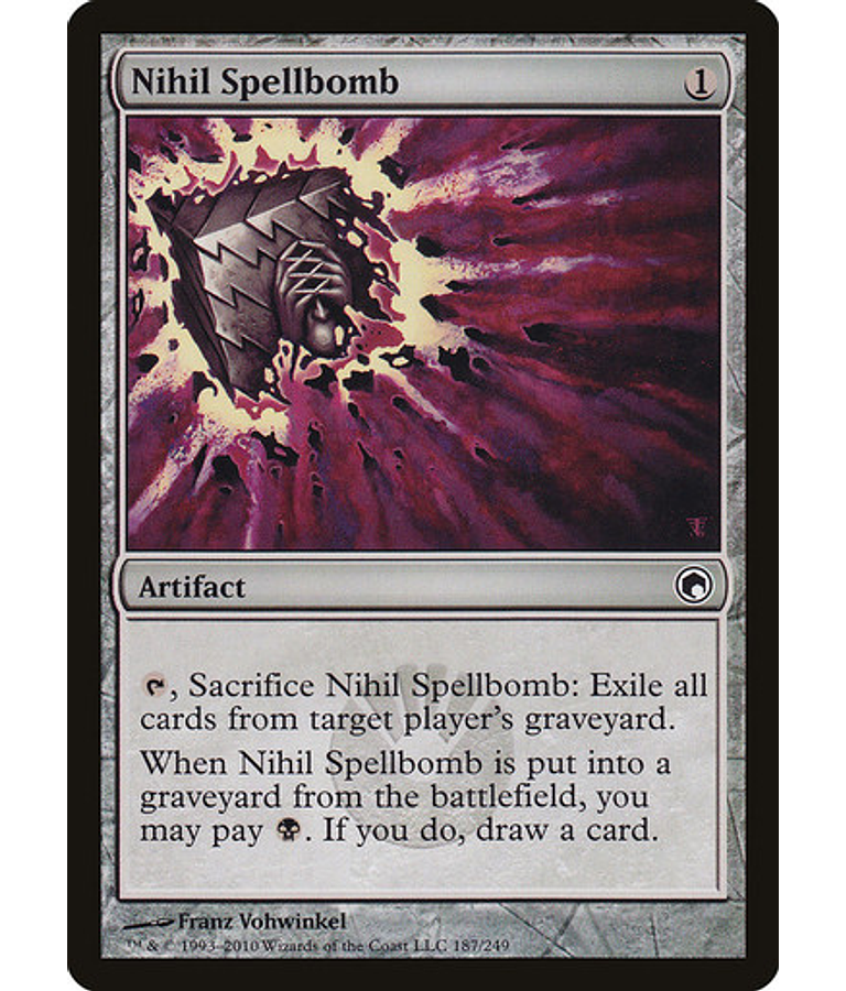Nihil Spellbomb - Scars of Mirrodin (inglés)
