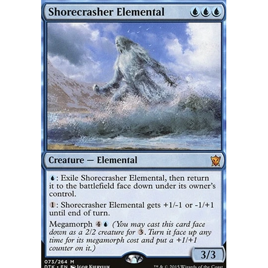 Shorecrasher Elemental - Dragons of Tarkir (español)