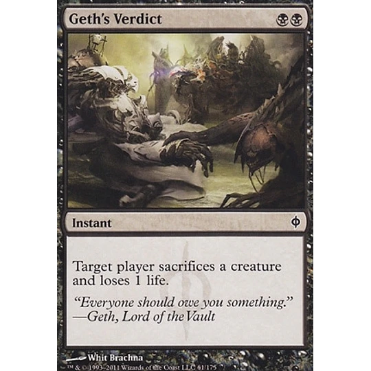 Geth's Verdict - PLAYSET (x4)