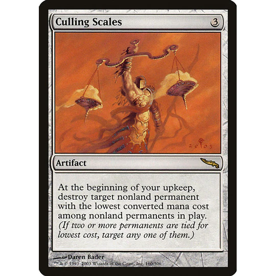 Culling Scales - PLAYSET (x4)