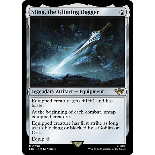 Sting, the Glinting Dagger - The Lord of the Rings: Tales of Middle-earth (inglés)