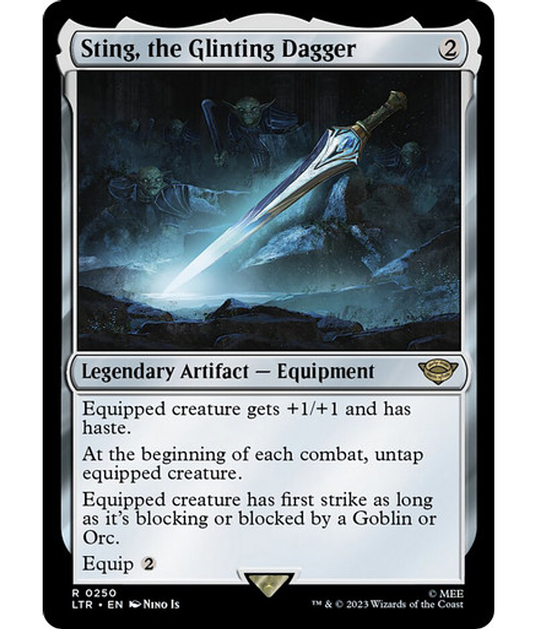 Sting, the Glinting Dagger - The Lord of the Rings: Tales of Middle-earth (inglés)