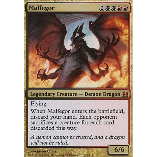 Malfegor - Commander (inglés)