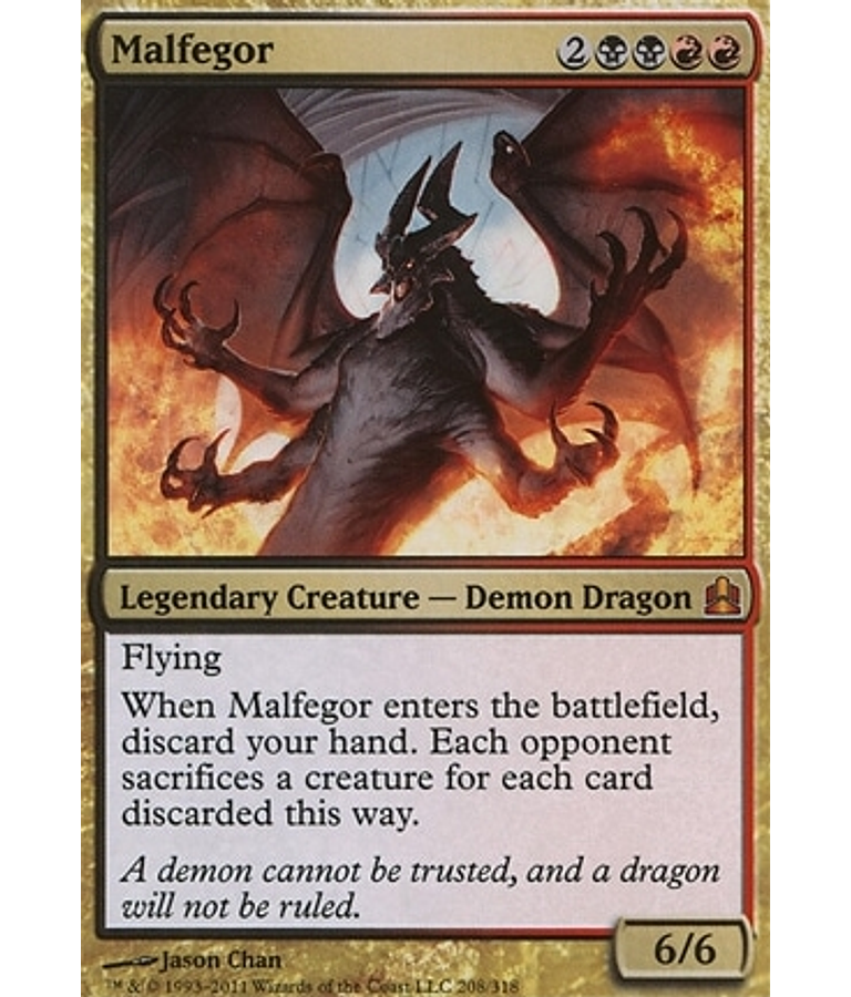 Malfegor - Commander (inglés)