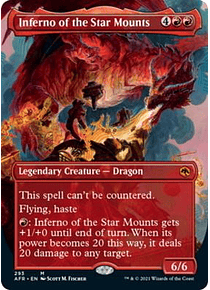 Inferno of the Star Mounts (Borderless) - Adventures in the Forgotten Realms Variants (inglés)