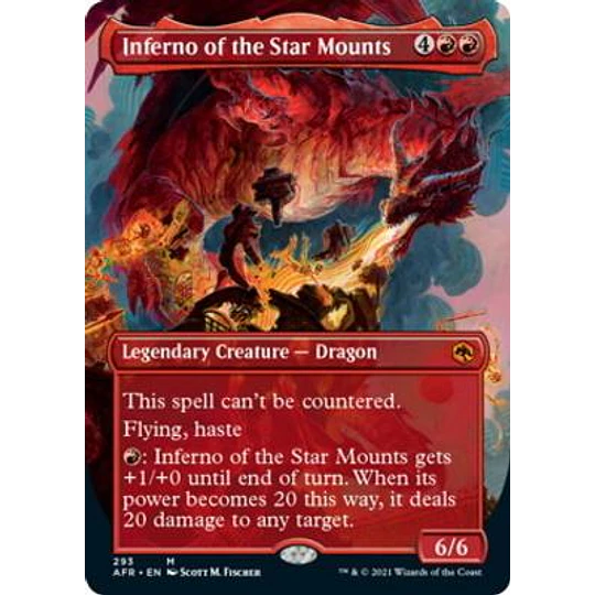 Inferno of the Star Mounts (Borderless) - Adventures in the Forgotten Realms Variants (inglés)