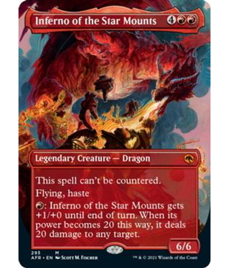 Inferno of the Star Mounts (Borderless) - Adventures in the Forgotten Realms Variants (inglés)
