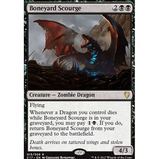 Boneyard Scourge - Commander 2017 (español)