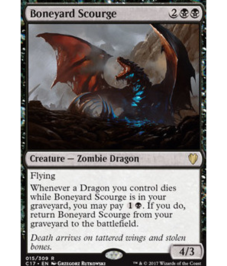 Boneyard Scourge - Commander 2017 (español)
