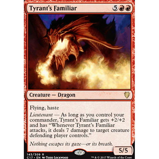 Tyrant's Familiar - Commander 2017 (español)