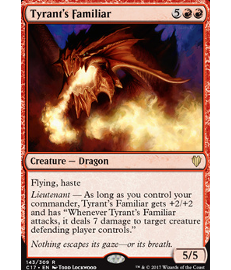 Tyrant's Familiar - Commander 2017 (español)