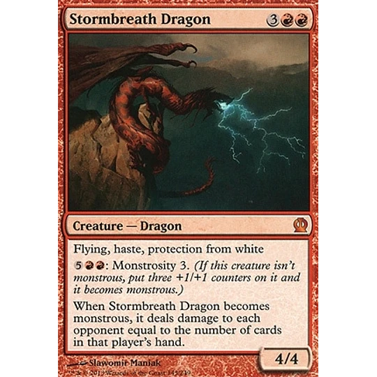 Stormbreath Dragon - Theros (inglés)
