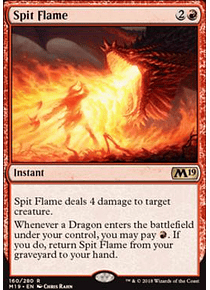 Spit Flame - Core Set 2019 Foil (español)