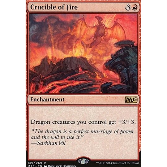 Crucible of Fire - 2015 Core Set Foil (español)