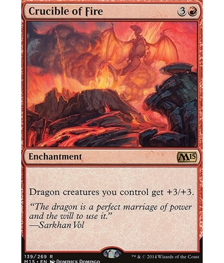Crucible of Fire - 2015 Core Set Foil (español)