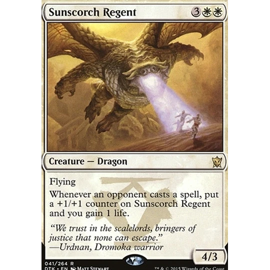 Sunscorch Regent - Dragons of Tarkir (español)