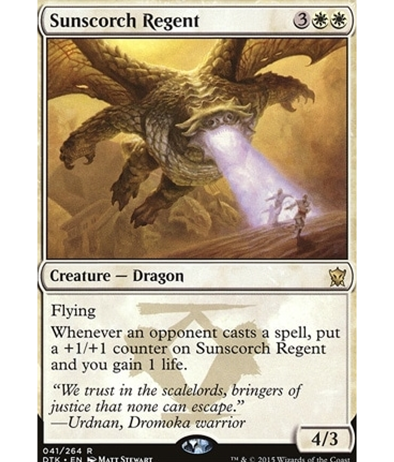 Sunscorch Regent - Dragons of Tarkir (español)