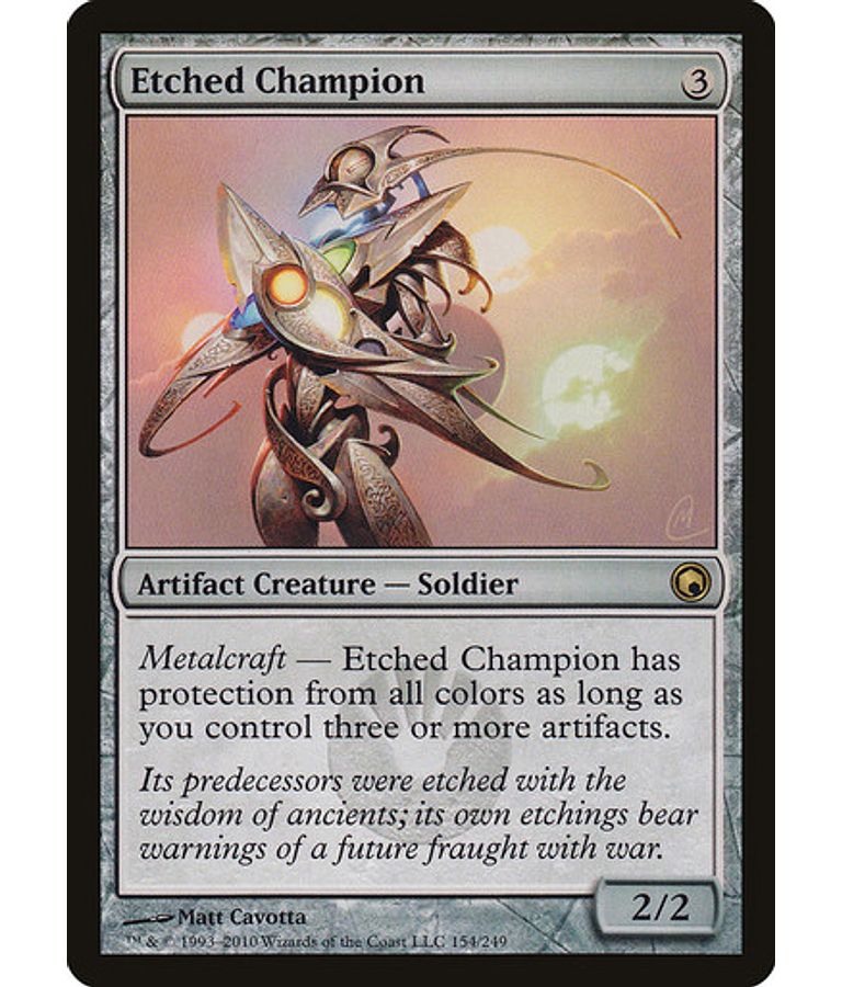 Etched Champion - Scars of Mirrodin (español)