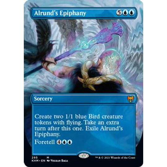Alrund's Epiphany (Borderless) - Kaldheim Variants (inglés)