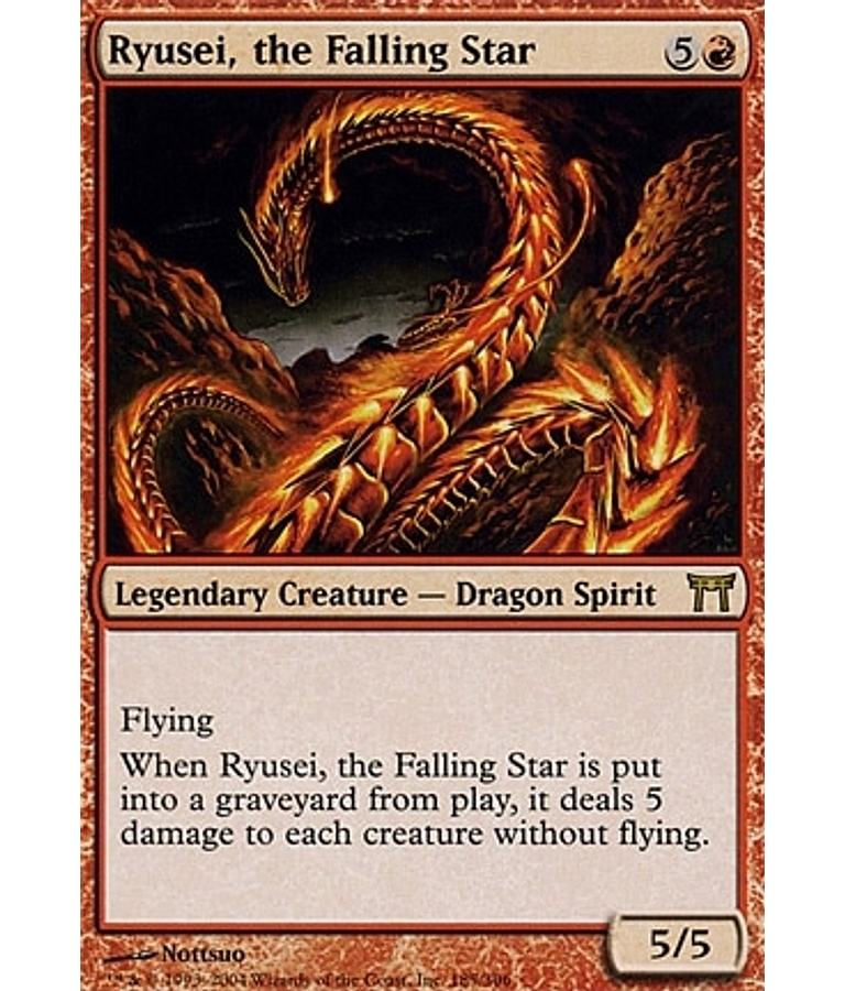 Ryusei, the Falling Star - Champions of Kamigawa (inglés)