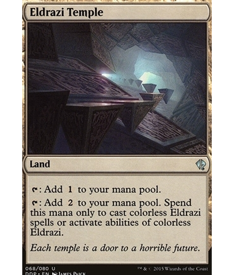 Eldrazi Temple - Duel Decks: Zendikar Vs. Eldrazi (inglés)