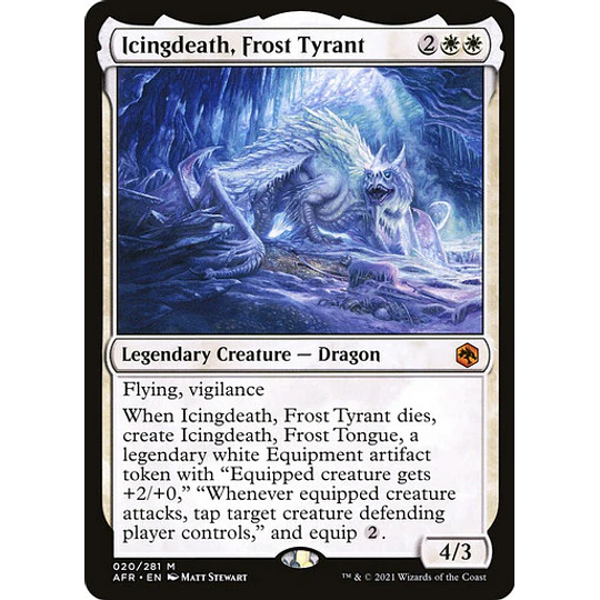 Icingdeath, Frost Tyrant - Adventures in the Forgotten Realms (inglés)