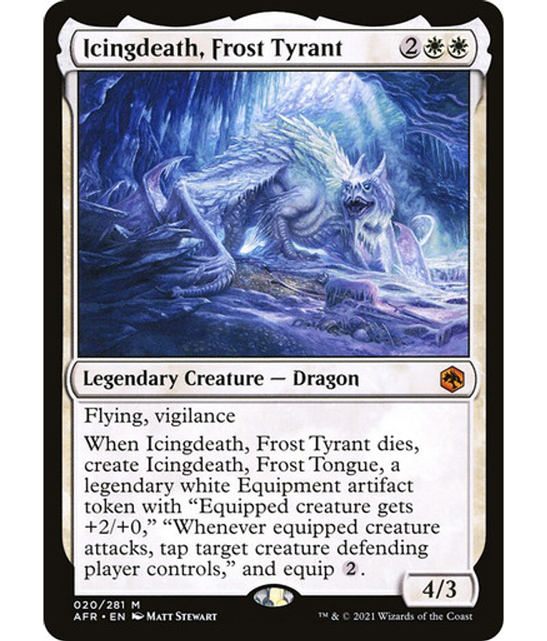 Icingdeath, Frost Tyrant - Adventures in the Forgotten Realms (inglés)