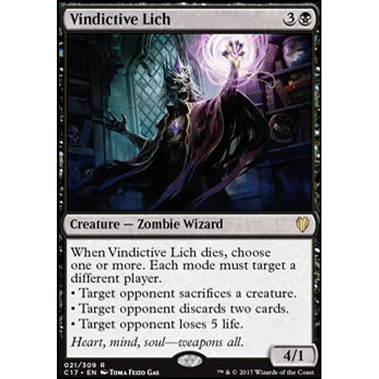 Vindictive Lich - Commander 2017 (español)