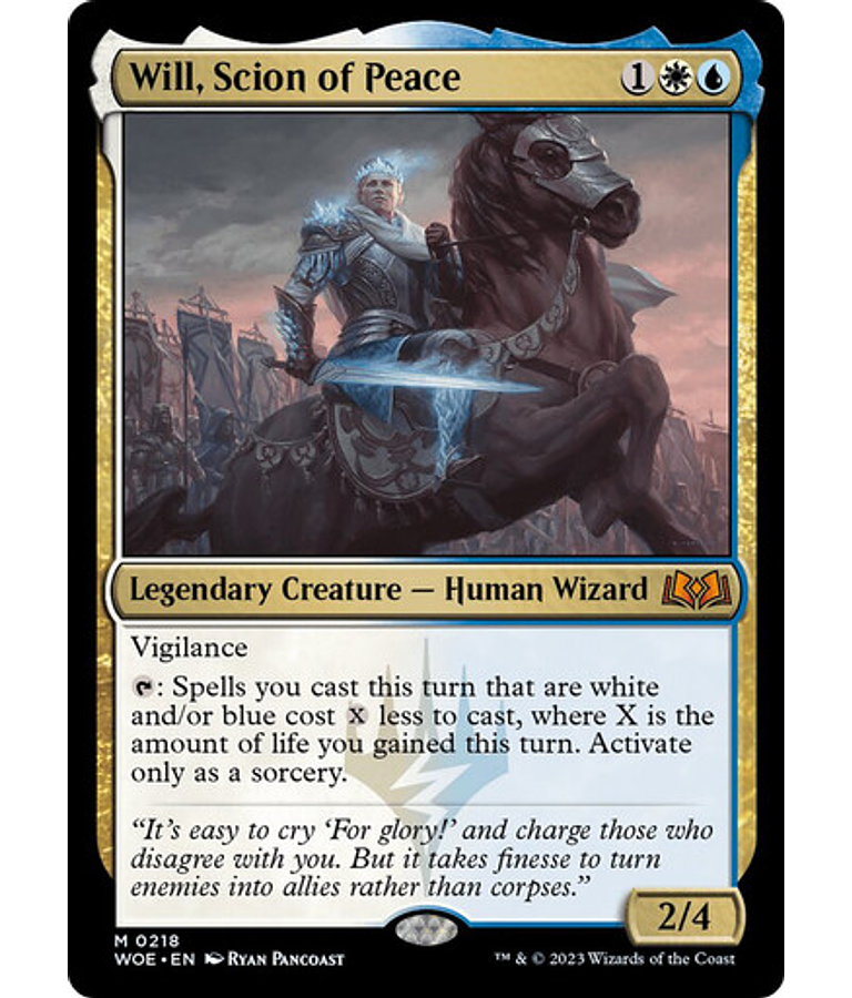 Will, Scion of Peace - Wilds of Eldraine (inglés)