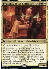 Phabine, Boss's Confidant - Streets of New Capenna Commander Decks (español)