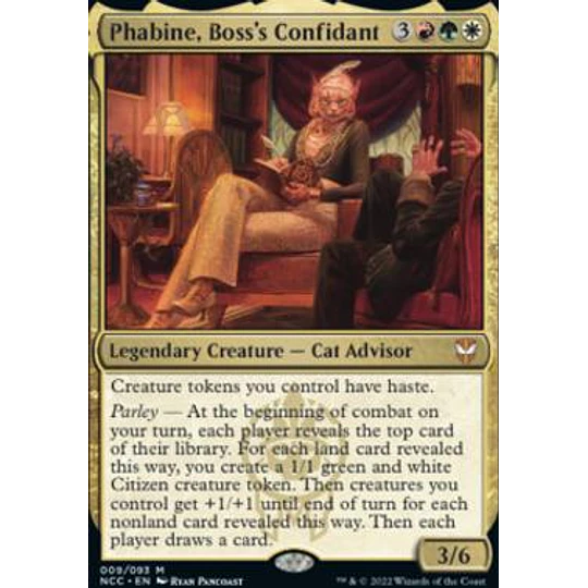 Phabine, Boss's Confidant - Streets of New Capenna Commander Decks (español)