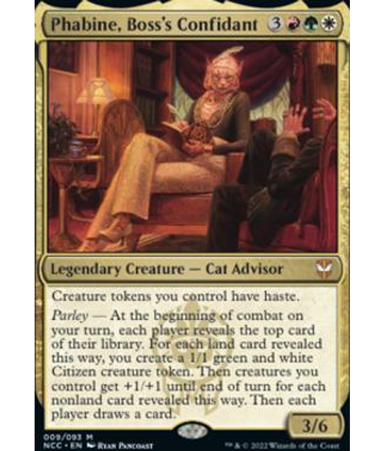 Phabine, Boss's Confidant - Streets of New Capenna Commander Decks (español)