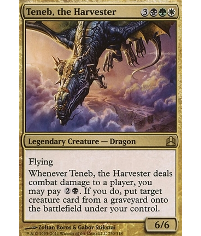 Teneb, the Harvester - Commander (español)