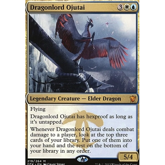 Dragonlord Ojutai - Dragons of Tarkir (español)