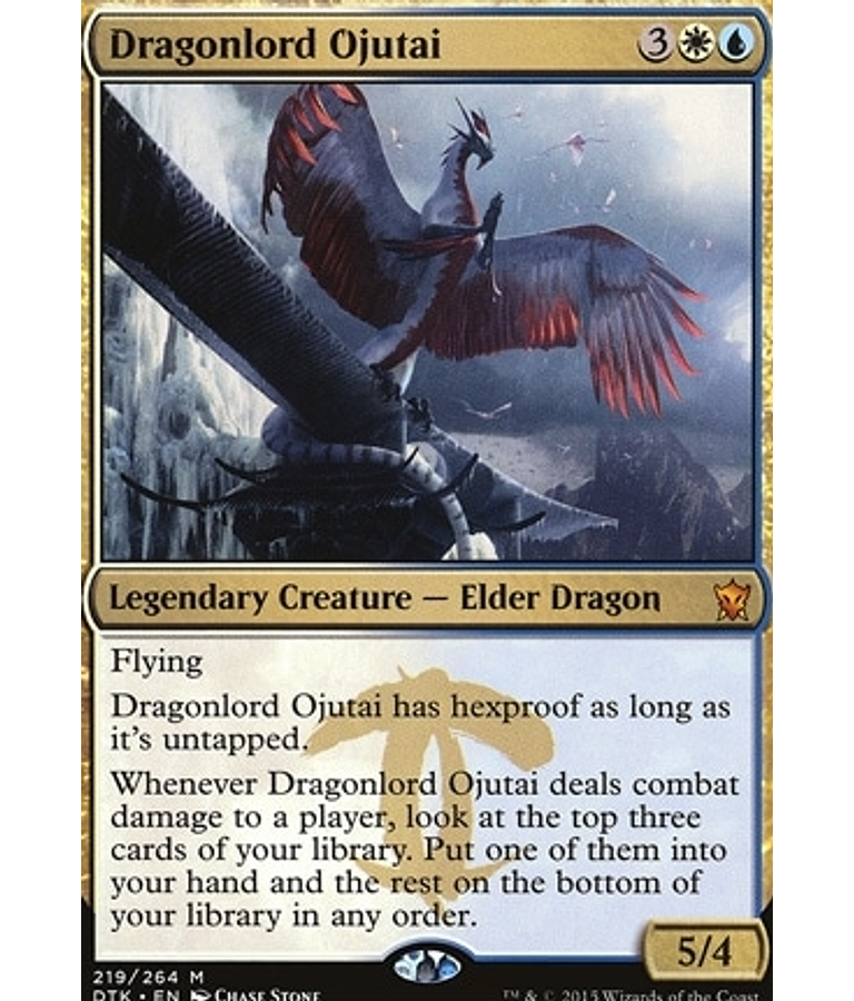 Dragonlord Ojutai - Dragons of Tarkir (español)