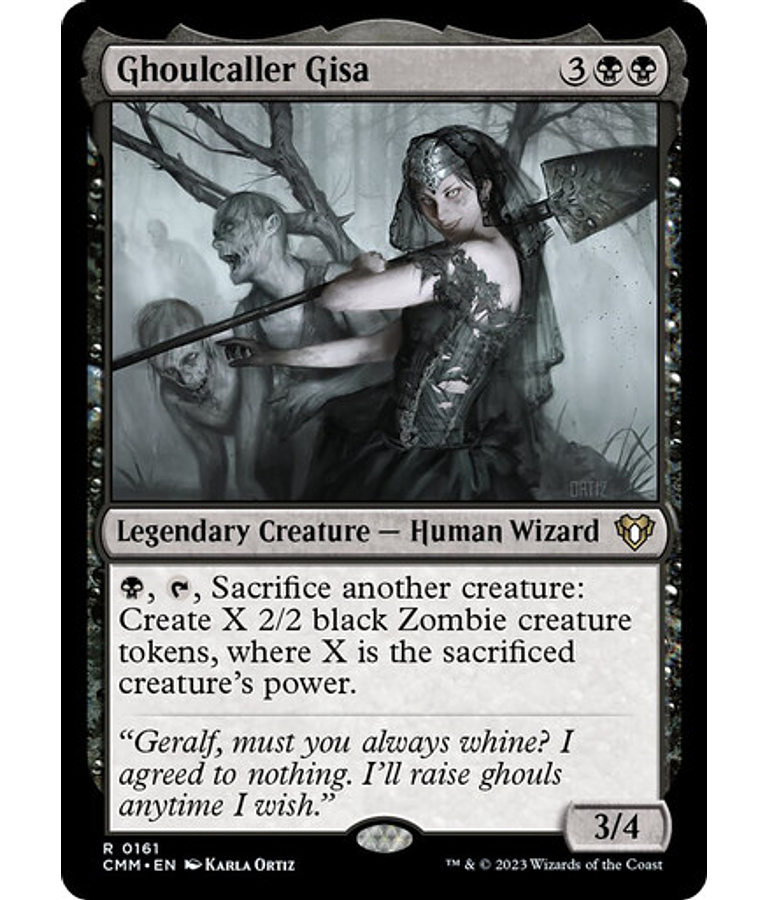 Ghoulcaller Gisa - Commander / EDH