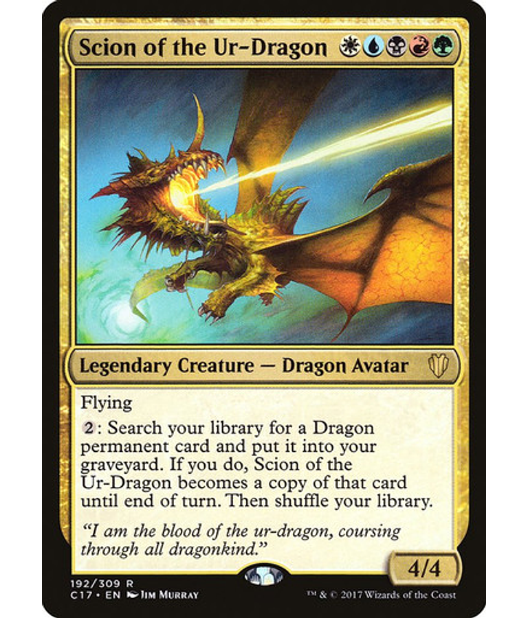 Scion of the Ur-Dragon - Commander / EDH