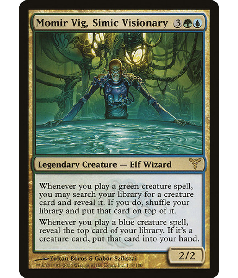 Momir Vig, Simic Visionary - Commander / EDH