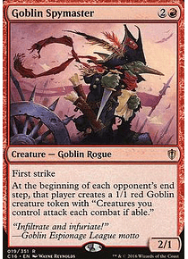 Goblin Spymaster - Commander 2016 (español)