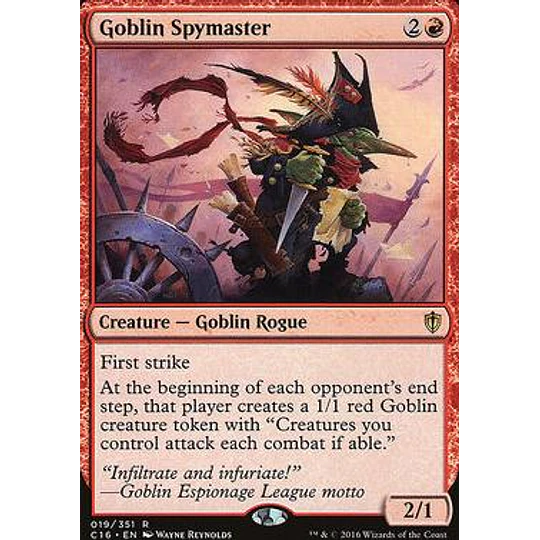 Goblin Spymaster - Commander 2016 (español)