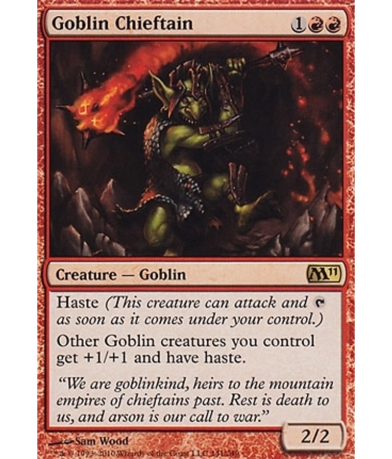 Goblin Chieftain - 2011 Core Set (inglés)