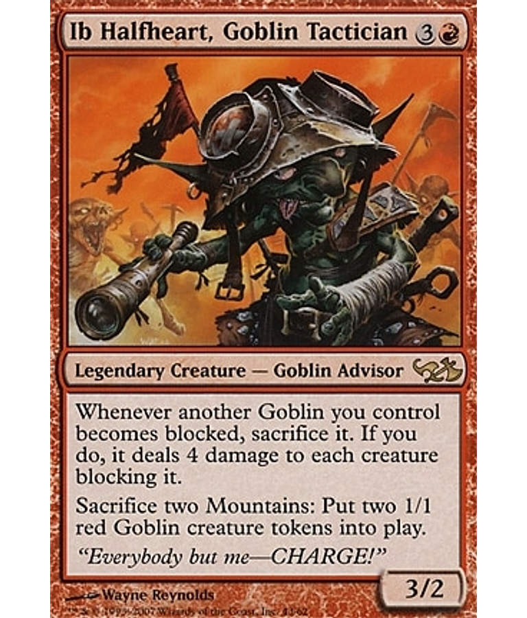 Ib Halfheart, Goblin Tactician - Duel Decks: Elves Vs. Goblins (inglés)