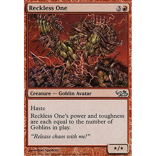 Reckless One - Duel Decks: Elves Vs. Goblins (inglés)